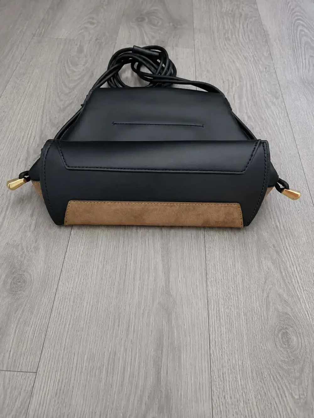 Black Farro ID Petite Soft Shoulder Bag